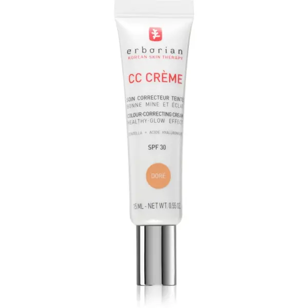 Erborian CC Crème Centella Asiatica Crema CC pentru un ten uniform SPF 30 culoare Doré 15 ml