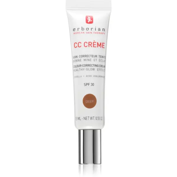 Erborian CC Crème Centella Asiatica Crema CC pentru un ten uniform SPF 30 culoare Deep 15 ml