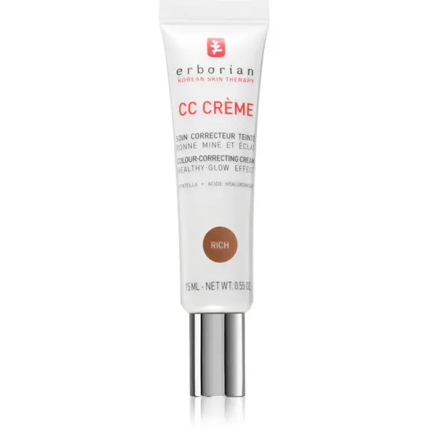 Erborian CC Crème Centella Asiatica Crema CC pentru un ten uniform SPF 30 culoare Rich 15 ml