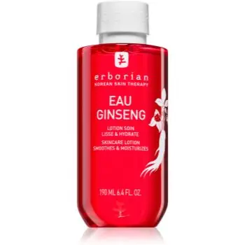 Erborian Ginseng Skincare Lotion tonic pentru hidratarea pielii pentru strălucirea și netezirea pielii
