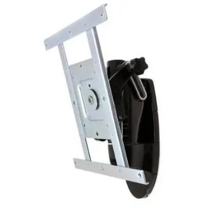 Ergotron Suport de perete pentru un singur monitor, 49, 100x100 / 75x75 / 200x100 / 200x200, 22,7 kg, negru si argintiu