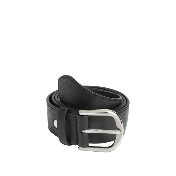 Erika belt grained leather noir L
