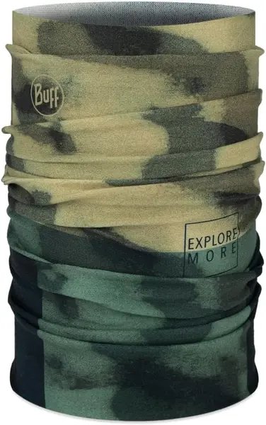 Eșarfă de cap pentru copii BUFF - Coolnet UV Mesvi Forest, verde