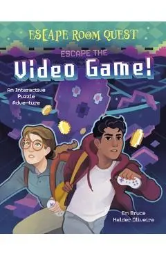 Escape Room Quest: Escape the Video Game!: An Interactive Puzzle Adventure - Em Bruce