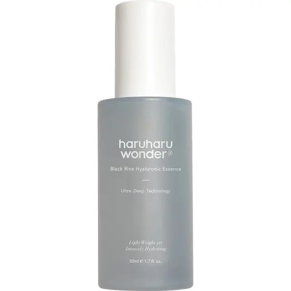 Esență hidratantă pentru față cu acid hialuronic Black Rice, Haruharu Wonder, 50 ml