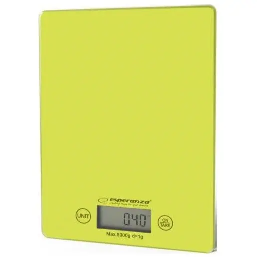 ESPERANZA Cantar de bucatarie Esperanza EKS002G, 5 kg, 1 g, Lemon