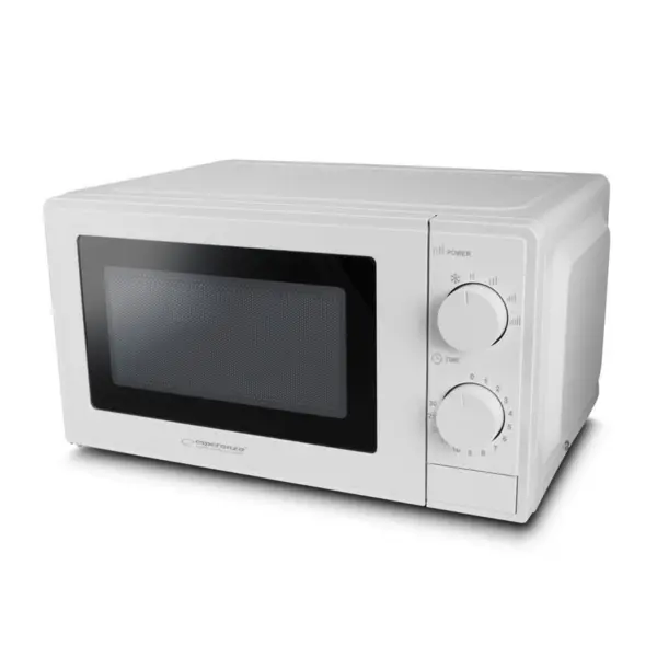 ESPERANZA Cuptor cu microunde EKO011W Esperanza, 20l, Control mecanic, 1100W, 5 nivele putere, Alb