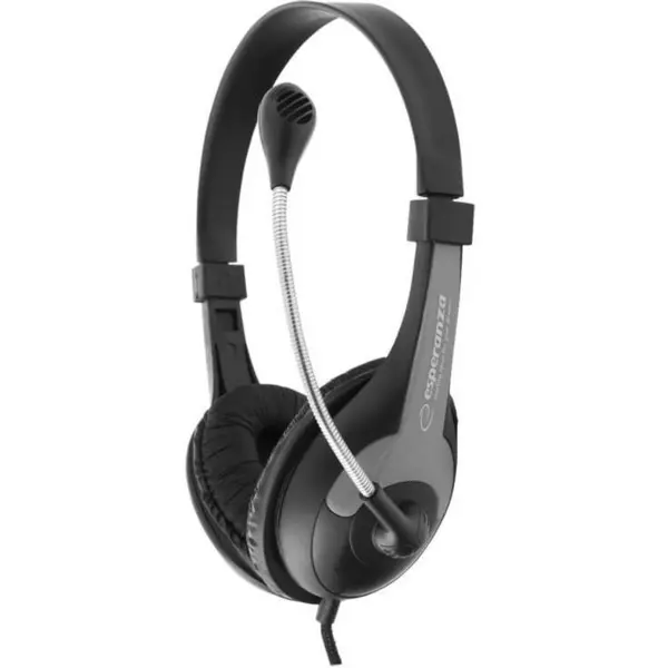 ESPERANZA Esperanza Rooster, EH158B, Setul cu casca stereo cu microfon si control al volumului, NegruGri