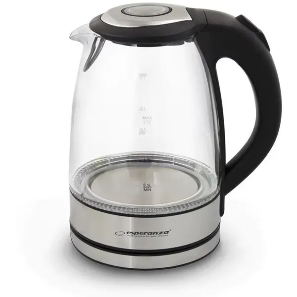 ESPERANZA Fierbator electric Esperanza Yosemite, 2200 W, 1.7 l, iluminare cu led