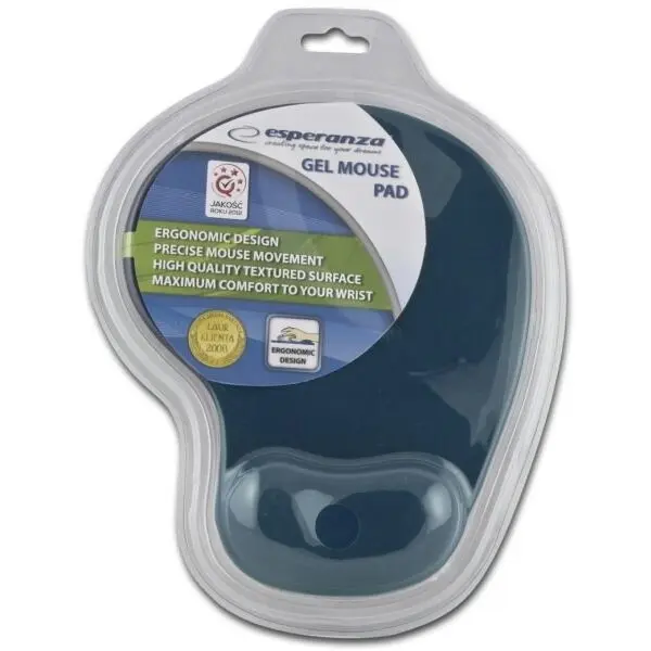 ESPERANZA Gel MousePad, Esperanza, Standard, Albastru