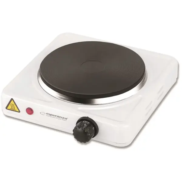 ESPERANZA Plita electrica Esperanza EKH013W, 1000W, 15.5cm, Alb