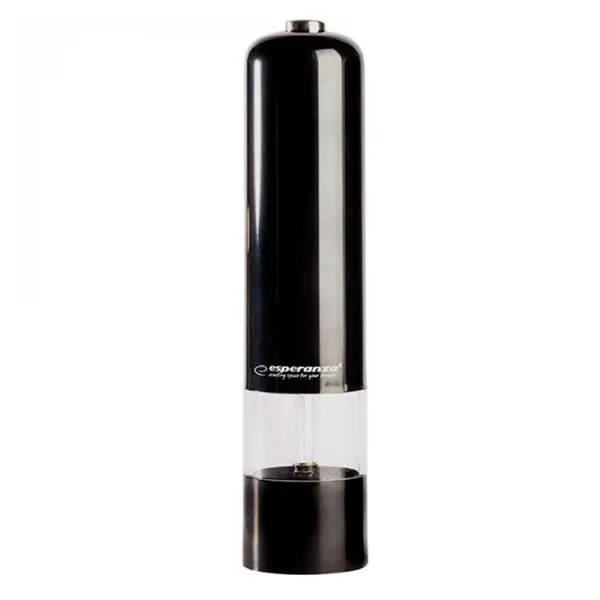 ESPERANZA Rasnita electrica pentru piper cu lumina Esperanza Malabar EKP001K, LED, Functionare cu 1 buton, Negru