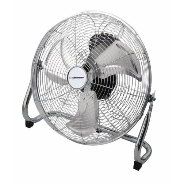 ESPERANZA Ventilator Esperanza Scirocco 50W, 3 viteze, unghi de inclinare reglabil 90-270 grade, protectie supraincalzire, Argintiu