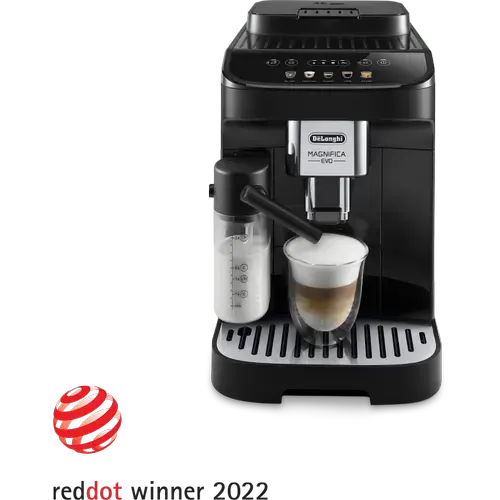 Espressor automat De'Longhi Magnifica Evo ECAM 290.61.B, Carafa pentru lapte, Sistem LatteCrema, Rasnita cu 13 setari, 1,8l, 15 bar, 1450W, Negru