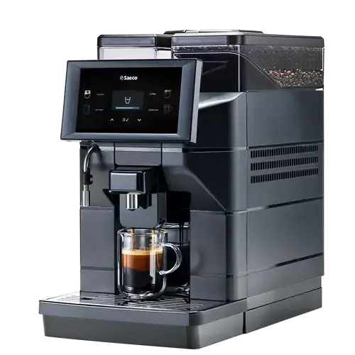 Espressor automat Saeco Aurora B2, 1300 W, Rezervor 4 l, Rasnita incorporata, Capacitate boabe 1.2 kg (Negru)