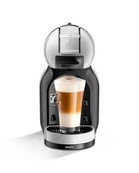 Espressor cu capsule Krups Nescafe® Dolce Gusto® Mini Me KP123B10, 15 bari, 1500 W, Rezervor 0.8 L (Gri/Negru)