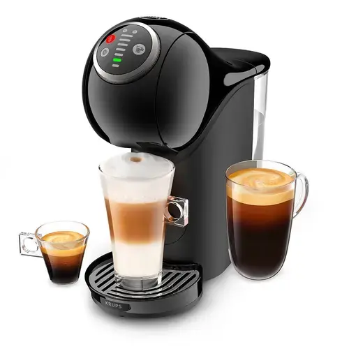 Espressor cu capsule semi-automat Krups Genio 2 KP3408, 1500 W, Rezervor 0.8 l, 15 bar (Negru)