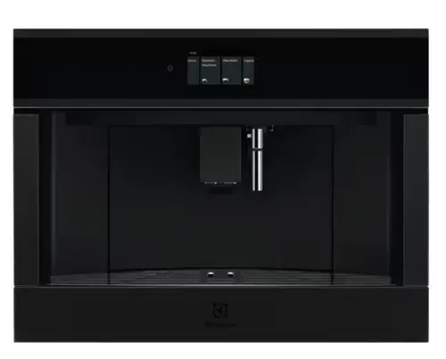 Espressor de cafea incorporabil automat Electrolux Seria 800 EBC95T, Control touch, 12 programe, Display TFT activ, Capacitate rezervor apa 2.5 l, Capacitate rasnita 350 grame, Indicator reumplere cafea si apa (Negru)