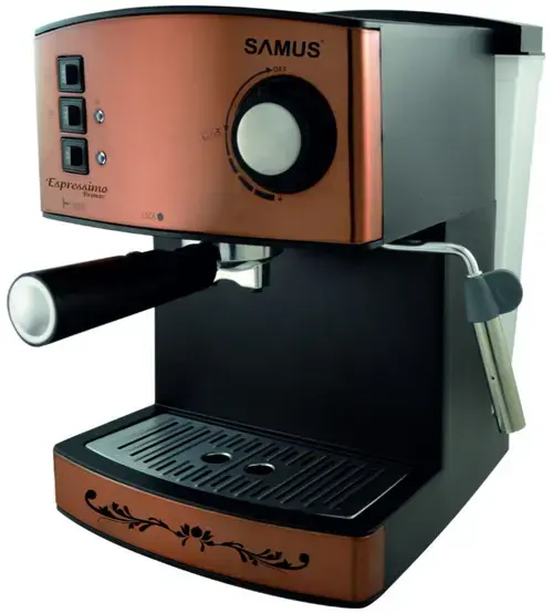 Espressor Samus ESPRESSIMO BRONZE, 850 W, 1.6 L (Negru/Argintiu)