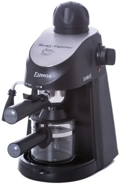 Espressor Samus ESSENZA, 800 W, 0.24 L (Negru/Argintiu)