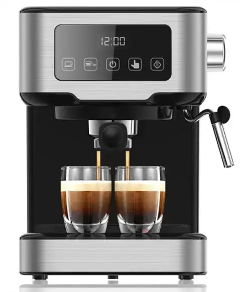 Espressor Studio Casa One Touch, 1100 W, 1.5 L, 15 Bari (Negru/Argintiu)