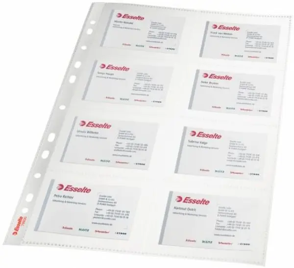 Esselte Business Card Pocket - A4