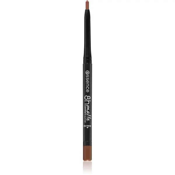 essence 8h Matte Comfort dermatograf mat de buze cu ascutitoare culoare 01 Cinnamon Spice 0,3 g