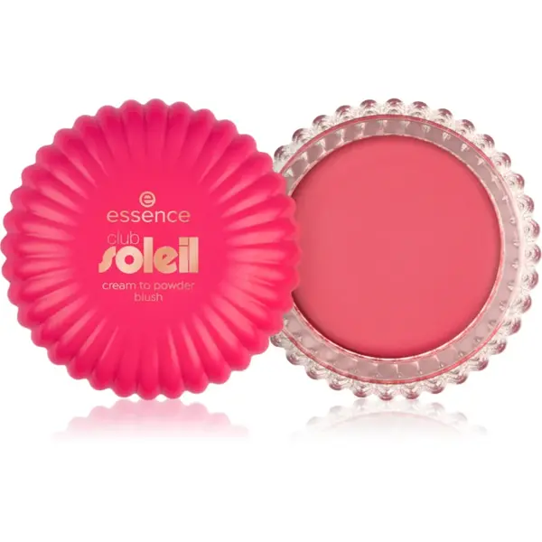 essence club SOLEIL blush cremos cu efect de pulbere culoare 01 Guava Sunset 8.5 g