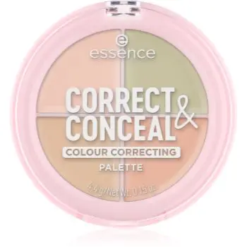 essence CORRECT & CONCEAL paleta corectoare pentru uniformizarea nuantei tenului
