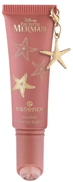 Essence Disney The Little Mermaid Luciu de buze Peptide Shimmer, 02 Seaside Romance, 10 ml