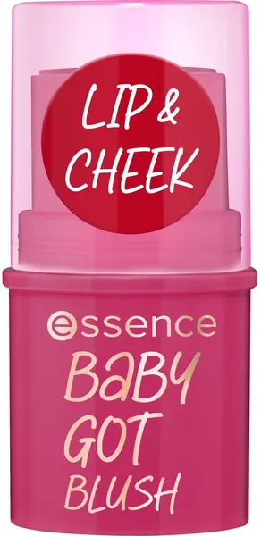 Essence Fard de obraz iluminator pentru o strălucire intensă Baby Got Blush, 50 Cherry Baby, 5.5 g