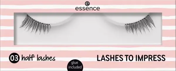 Essence Gene false Lashes To Impress, 03 Half Lashes