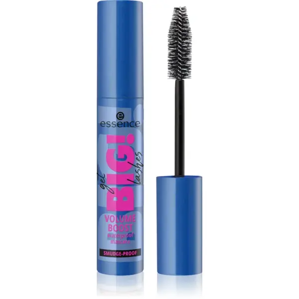essence Get BIG! Lashes mascara rezistent la apă, pentru volum culoare 01 Black 12 ml