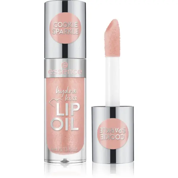 essence Hydra Kiss ulei hidratant de buze culoare 09 Cookie Sparkle 4 ml