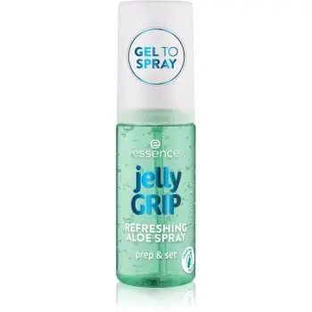essence jelly GRIP bază de machiaj și spray fixator 2 în 1 cu efect revigorant
