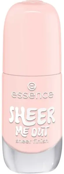 Essence Lac de unghii Gel Nail, 04 Sheer Me Out, 8 ml