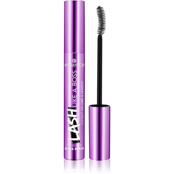 essence Lash Like a Boss mascara pentru volum, alungire si separarea genelor culoare Ultra Black 9,5 ml