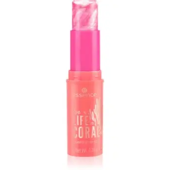 essence LIFE in CORAL blush cu efect iluminator stick
