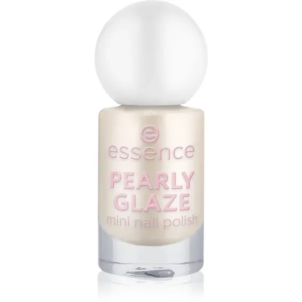 essence PEARLY GLAZE lac de unghii stralucitor mini culoare 16 5 ml