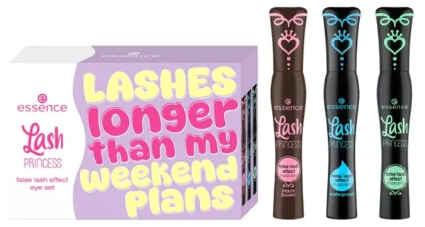 Essence Set cadou Lash Princess False Lash Effect, 3 piese