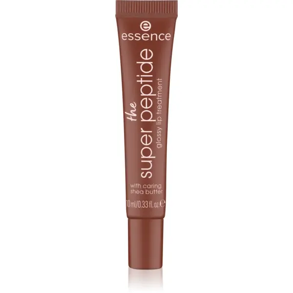 essence the super peptide glossy lip treatment balsam de buze culoare 06 Plumfection! 10 ml