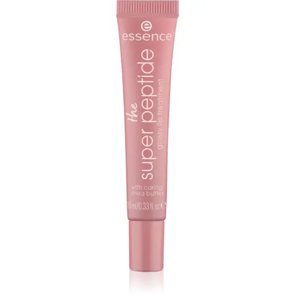essence the super peptide glossy lip treatment balsam de buze culoare 03 Toffeetastic! 10 ml