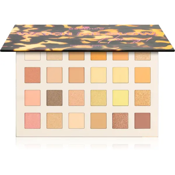 essence WATCH ME GLOW, Honey! paletă cu farduri de ochi 28 g