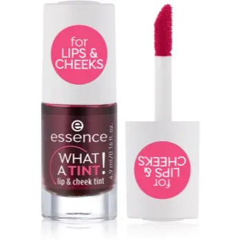 essence WHAT A TINT! blush lichid și luciu de buze