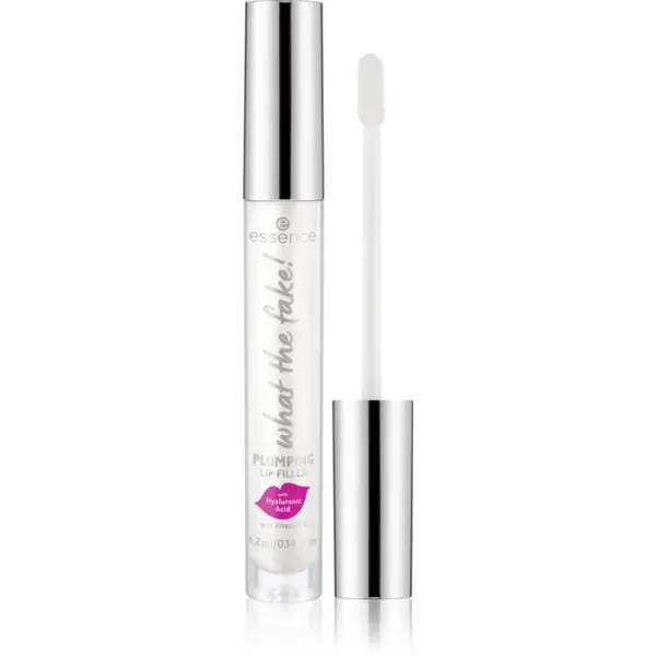 essence WHAT THE FAKE! luciu de buze pentru un volum suplimentar culoare 01 oh my plump! 4.2 ml