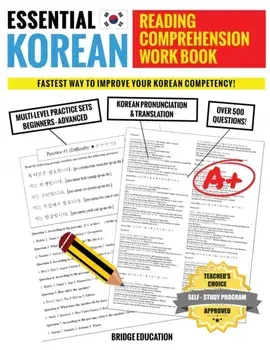 Essential Korean Reading Comprehension Workbook: Multi-Level Practice Sets with Over 500 Questions, Paperback/Bridge Education