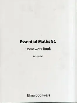 Essential Maths 8C Homework Book Answers, Paperback/Michael White