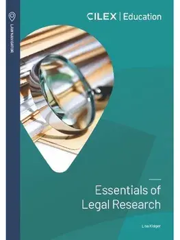 Essentials of Legal Research, Paperback/Lisa Kidger