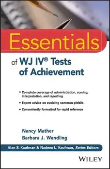 Essentials of Wj IV Tests of Achievement, Paperback/Nancy Mather