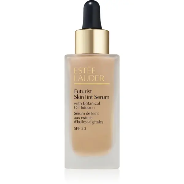 Estée Lauder Futurist SkinTint Serum Foundation With Botanical Oil Infusion SPF 20 machiaj de îngrijire SPF 20 culoare 2C0 Cool Vanilla 30 ml